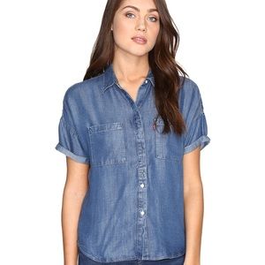 Levi's Women's Short Sleeve Crop Shirt